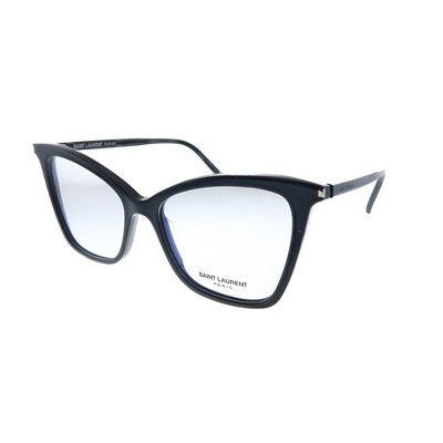 Saint Laurent SL 386 001 Womens Cat-Eye Eyeglasses Black 53mm