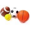 JuzToys Set of 4 Soft Foam Sports Balls for Kids – Soccer Ball, Baseball, Basketball, and Football, Indoor and Outdoor Sports Toys for Practice - 3 of 3