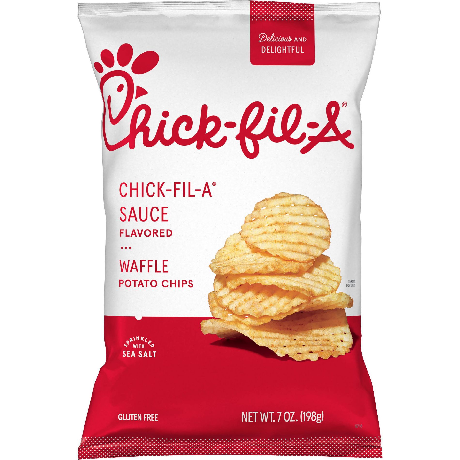 HERR'S Chick-fil-A Sauce Waffle Fries Potato Chips - 7oz