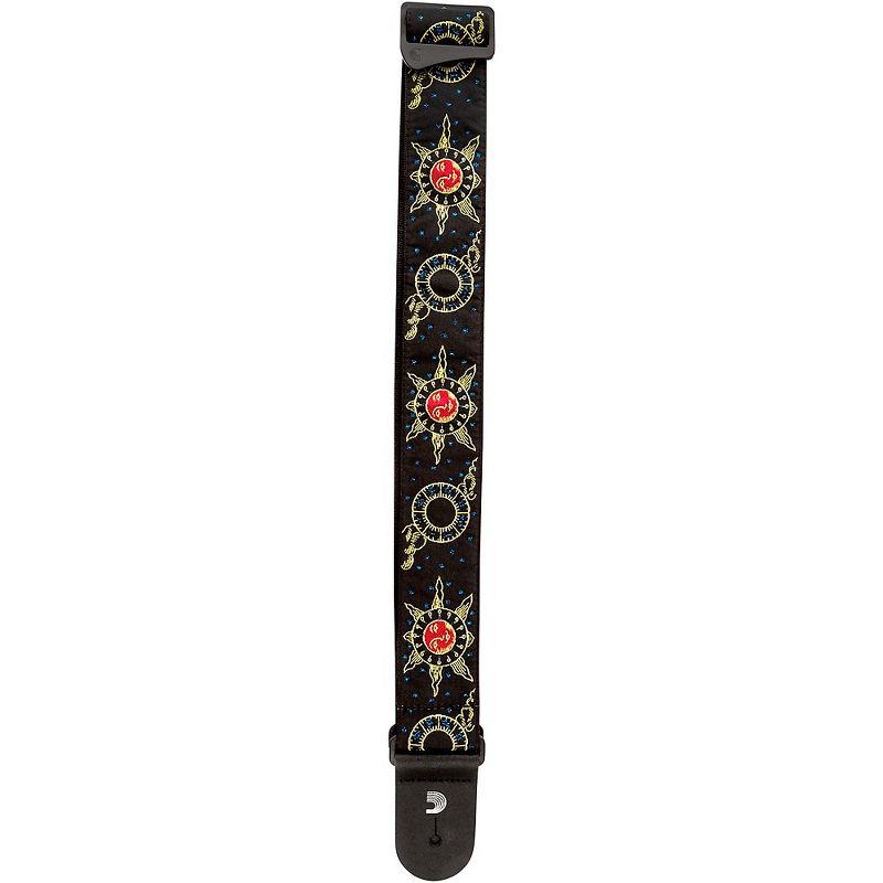 D'Addario 50 mm Nylon Guitar Strap, Sun and Moon Sun and Moon 2 in., 2 of 4