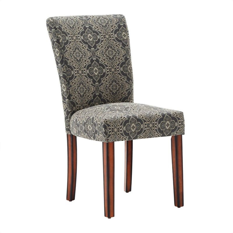 Set of 2 Reeves Print Parsons Dining Side Chairs Damask - Inspire Q, 4 of 10