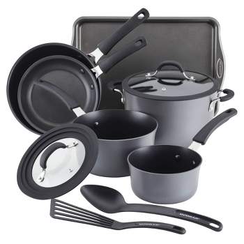 Multi Purpose Detachable Handle All-in-One Cookware Set 6 Pcs Handle+18cm  Pot+22cm Pot+ 26cm Frying Po+2 Lid