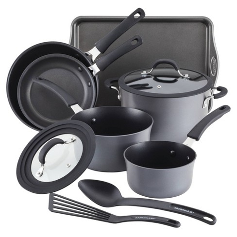 Kitchenaid Hard-anodized Induction 11pc Nonstick Cookware Set : Target