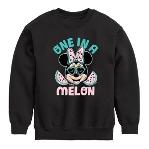 Boys' - Disney - One In A Melon Graphic Long Sleeve Fleece Sweatshirt - 1 of 4
