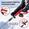 SILVEL 20V Cordless Snow Shovel 13" Snow Thrower with Adjustable Handle & Directional Chute, Includes 2 Batteries, Fast Charger & Ice Scraper - 4 of 4