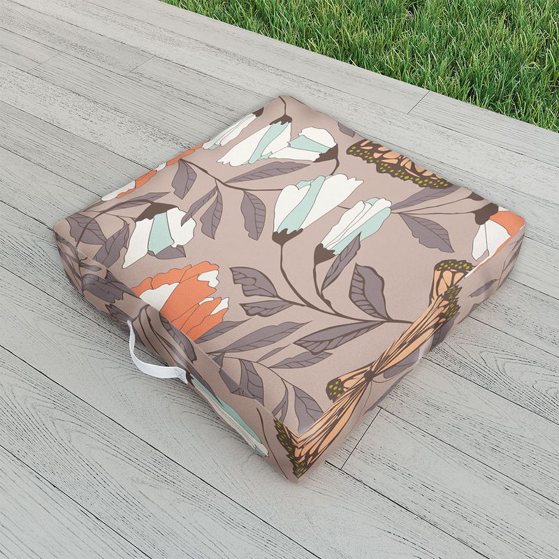 BlueLela Monarch garden Outdoor Floor Cushion - Deny Designs, 2 of 3