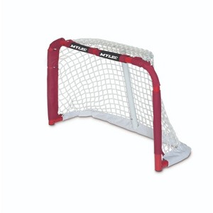 Mylec Mini Steel Hockey Goal, Cross Ice Regulation Goal (3x2 Feet), Lightweight & Portable, Easy Assembly Sleeve Netting System, (Red, 14.5 Pounds) - 1 of 1