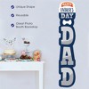 Big Dot of Happiness Happy Father's Day - We Love Dad Party Vertical Decoration - Shaped Banner - 2 of 4