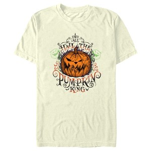 Men's The Nightmare Before Christmas All Hail the Pumpkin King Jack-o'-Lantern T-Shirt - 1 of 4