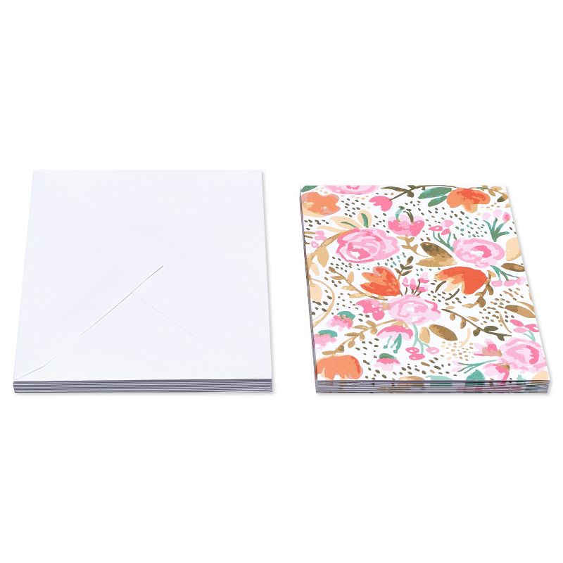 10ct Blank Cards with Envelopes, Floral - Spritz&#8482;, 5 of 9