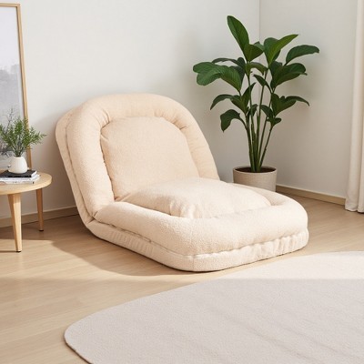 Triple Fold Adjustable Lounge Chair Bed with 18 Positions