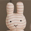 TopComfy Baby and Toddler Learning Toys Handmade Cotton Knitted Soft Bunny Plush Toy Soft Toys Round Belly Long Ears For Kids, Pink, 17"*11"*2" - 2 of 4