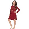 HARRY POTTER 9 3/4 Hogwarts Express Raglan Nightgown Red - 3 of 4