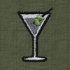 Dalix Martini Embroidered Lightweight Relaxed Jersey Tee Summer Cute Food Womens - 2 of 4