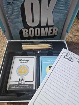 Jogo de perguntas e respostas Goliath OK BOOMER!