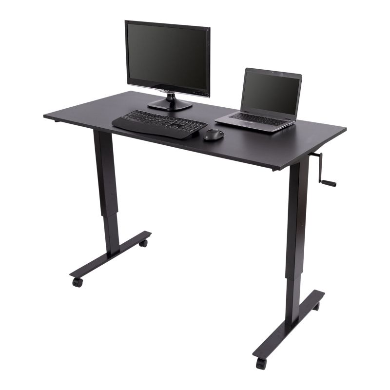 Stand Up Desk Store Crank Adjustable Height Rolling Standing Desk, 1 of 5