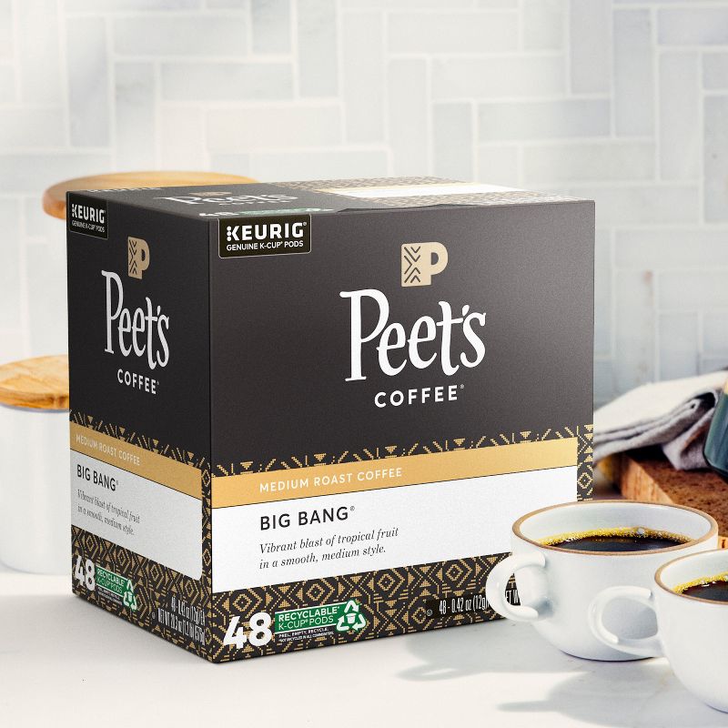 Peet's Big Bang Medium Roast Coffee - Keurig K-Cup Pods, 4 of 6
