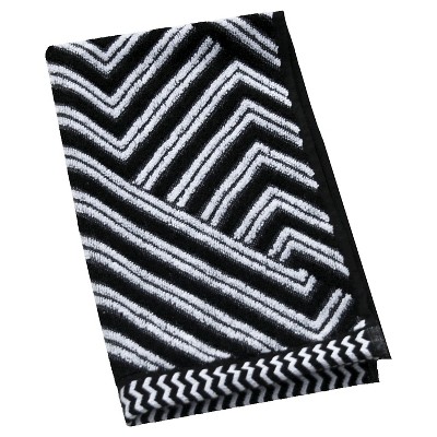 Sculpted Accent Hand Towel White/Galaxy Black - Nate Berkus™ – Target  Inventory Checker – BrickSeek