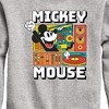 Boys' - Disney - Mickey Wave Form Graphic Long Sleeve Fleece Sweatshirt - 2 of 4