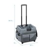 ECR4Kids Universal Rolling Cart with Canvas Organizer Bag - 2 of 4