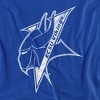 Elizabeth City State University Distressed Primary Logo Kids T-Shirt For Youth Royal Blue - 2 of 4