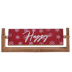 The Lakeside Collection Spinning Double-Sided Signs - Red - 1 of 4