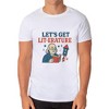 Men's 4th of July Let's Get Lit- Erature America Patriotic Funny T-Shirt - 2 of 4