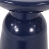 Maggift Patio End Tables Accent Side End Table for Outdoor and Indoor, Garden, Backyard Use, Special Design, Blue, 15"*15"*20.75" - 4 of 4