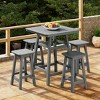WestinTrends Malibu All Weather Hdpe Outdoor Patio Counter Height Dining Set (5-Piece) - 2 of 4