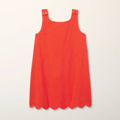 Toddler Adaptive Scalloped Shift Dress - kate spade new york x Target Red