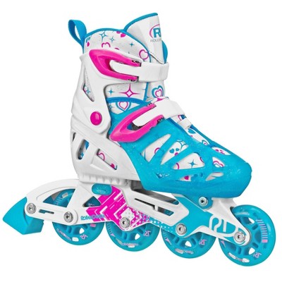 Roller Derby Girls buy 2-in-1 Roller/Inline Skates Fits Kid Shoes 3-6