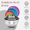 Bellemain Stainless Steel Mixing Bowls with Lids Non-Slip, Nesting, Easy-Grip 4-Piece Set for Baking - 2 of 4