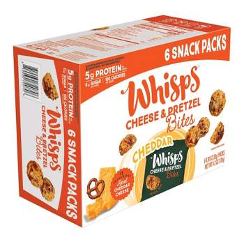 Whisps Cheddar Pretzel Bites Box - 4.2oz/6ct