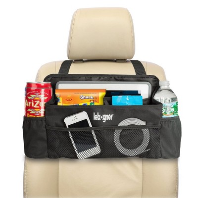 Joybi Gray And Black Deluxe Car Seat Organizer Kit, Multi-compartment  Storage Box For Vehicles : Target