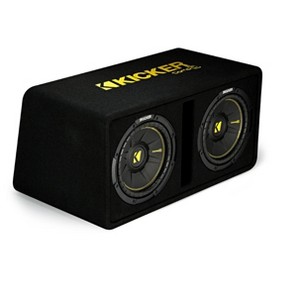 Kicker 44DCWC102 Dual CompC 10" Subwoofers in Vented Enclosure, 2-Ohm - 1 of 4