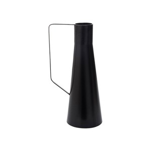 Black Modern Metal Decorative Vase - Foreside Home & Garden - 1 of 4