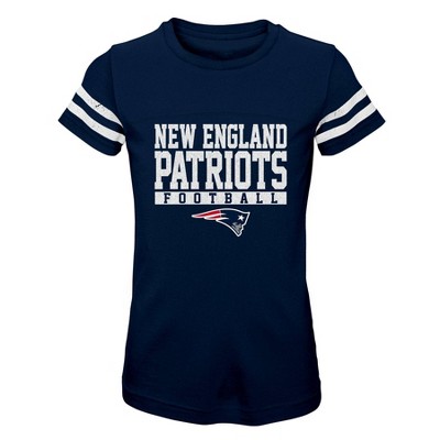 Nfl New England Patriots Junior Short Sleeve Tie-dye Fashion Crop T-shirt -  L : Target