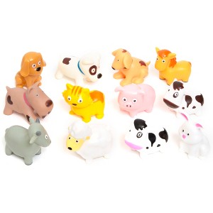 Boley: Bath Toy Bucket: Farm Animals - 12pc Playset - Ages 3+ - 1 of 4