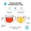 GROSCHE FRESNO Double Walled Glass Cups, Set of 2, 9.2 fl oz each - image 3 of 4