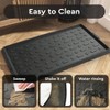 Durable Rubber Boot Tray and Shoe Entryway Organizer 16x48 Inches Heavy Duty Waterproof Non Slip Muddy Shoes Storage - 3 of 4