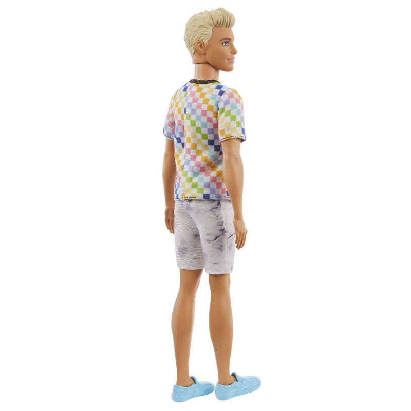 Barbie Ken Fashionista Doll - Rainbow Checkered Shirt, 5 of 8