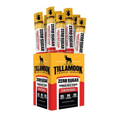 Tillamook Zero Sugar Original Individually Wrapped Meat Stick - 9g Protein - 1oz