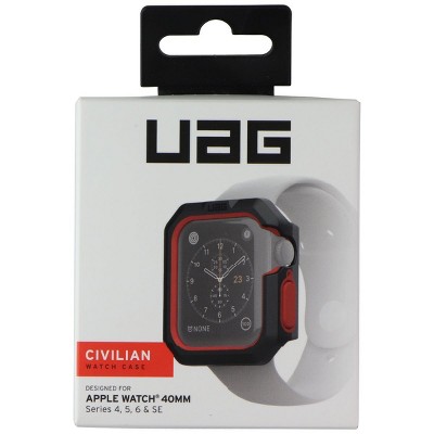 UAG Civilian Series Case for Apple Watch Series 4/5/6/SE (40mm) - Black / Orange
