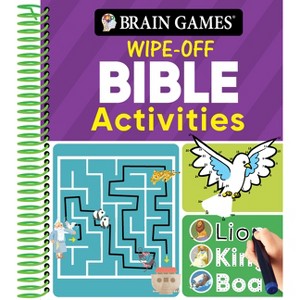 Brain Games Wipe-Off - Bible Activities (for Kids Ages 3-6) - by  Publications International Ltd & Brain Games (Spiral Bound) - 1 of 1