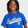 Grayson Threads Kids Boys' Short Sleeve Los Angeles Graphic T-Shirt - Blue - 2 of 4