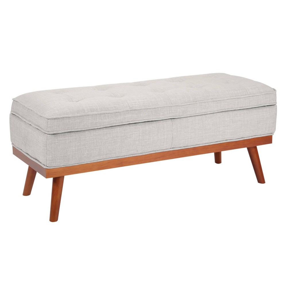 Katheryn Storage Bench Fog - OSP Home Furnishings