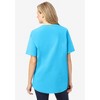 Woman Within Plus Size Short-Sleeve Crinkle Shirt - 3 of 4