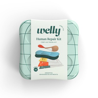 Welly Human Repair Kit First Aid Travel Kit - 42ct