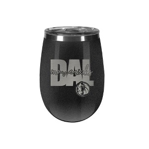 NBA Dallas Mavericks 10oz Onyx Wine Tumbler - 1 of 3
