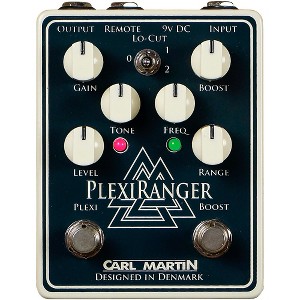 Carl Martin PlexiRanger Overdrive Effects Pedal Green and Cream - 1 of 1